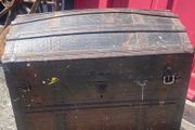 antique steam trunk