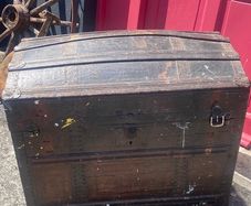 antique steam trunk