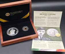 Michael Collins 2012 Gold and Silver Proof Coin Set Limited Issue