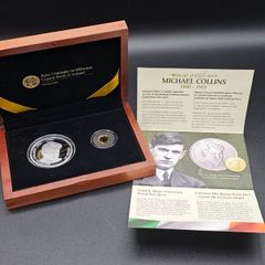Michael Collins 2012 Gold and Silver Proof Coin Set Limited Issue