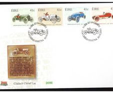 2003 Ireland Centenary of Gordon Bennett Race (Napier, Mercedes, Mors, Winton) Commemorative Stamps An Post First Day Cover (FDC)