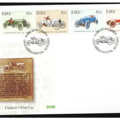 2003 Ireland Centenary of Gordon Bennett Race (Napier, Mercedes, Mors, Winton) Commemorative Stamps An Post First Day Cover (FDC)