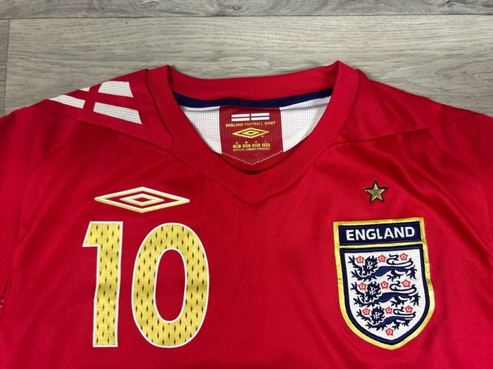 Genuine Vintage 2006 Umbro England Michael Owen Away Jersey Shirt Mens Medium