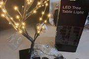 LED tree table light