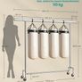 Heavy Duty Clothes Rack with Castors  steel frame 160 to 200 cm Image 8