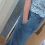 M&S per una high waisted wide leg soft denim jeans Image 4