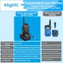 6Pack Professional Walkie Talkies for Adults Rechargeable Walkie Talkies Best 16CH Walkie Talkie Long Rang VOX Radio Walky Talky With Earpieces Wonderful Gifts For Adults Kids etc Image 5