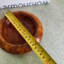 Vintage Fruit Wood Dish Ashtray Trinket Display Piece Image 2