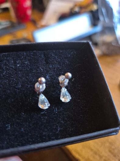 Tiny Vintage Drop Earrings