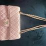 Chanel Pink Quilted Chain Shoulder Bag Image 3