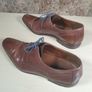 Mens Llyod of Germany brown leather shoes Size UK 10.5  formal casual Oxford Image 10
