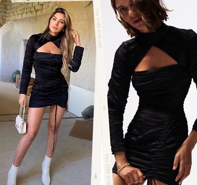 Limited Edition Satin Dress Black Dress