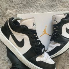 Nike Air Jordan 1 Low in a "Panda" or white/black colorway Size 7
