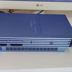 Playstation 2 Console Aqua Blue Ps2 PAL Refurbished Original controller hd adapter