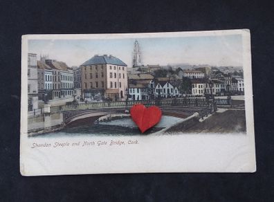 Ireland Postcard : Shandon Stepple and North Gate Bridge , Cork - 1900s