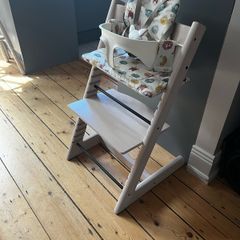 Stokke Tripp Trapp Chairs and baby seat/harness