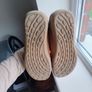 Ladies tan moccasin style shoes Image 5