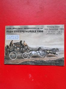 1986 Irish Sweeps Hurdle Tickets