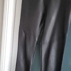 Sportsgirl Grey Faux Leather Leggings Sz M (Fit 10-12UK)