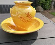 Pottery Dish and Urn Set. REDUCED