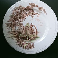 Vintage "Olde Abbey"  Royal Tudor Dinner Plate 10"