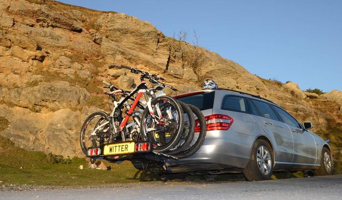 Witter ZX203 Bicyle Bolt-on Towball Mounted Bike Rack for 3 Bikes