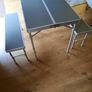 camping table and bench Image 2