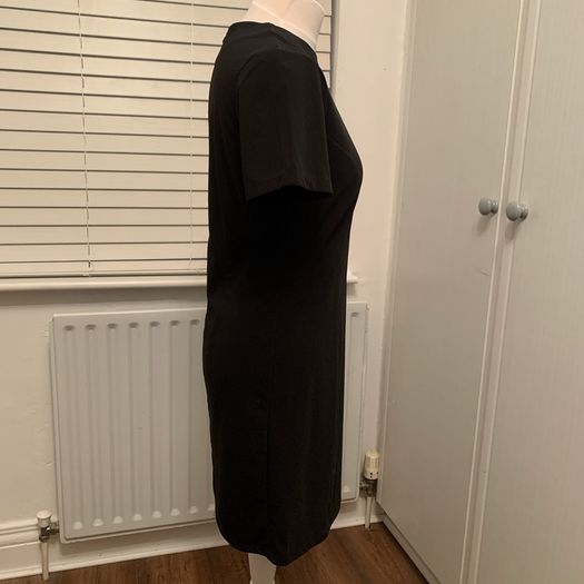 Black classic shift dress. Size 10