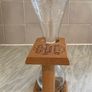 Kwak Belgian Beer Glass & Wooden Stand Image 3