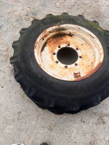 manitou rim wheel tyre x2