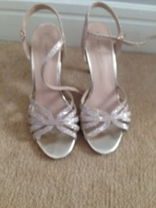 Gold new look sandal