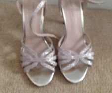 Gold new look sandal