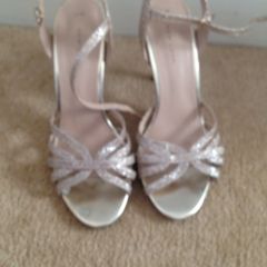 Gold new look sandal