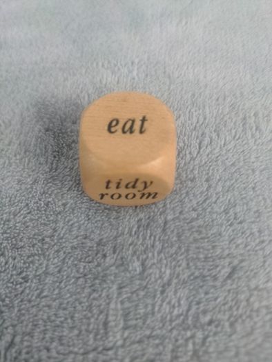 Activity decider dice for kids