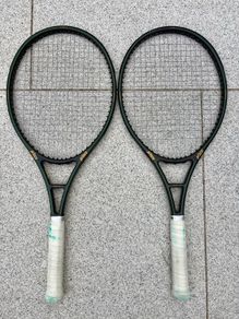 2 x Prince Graphite Oversize POG Grip 4 tennis rackets