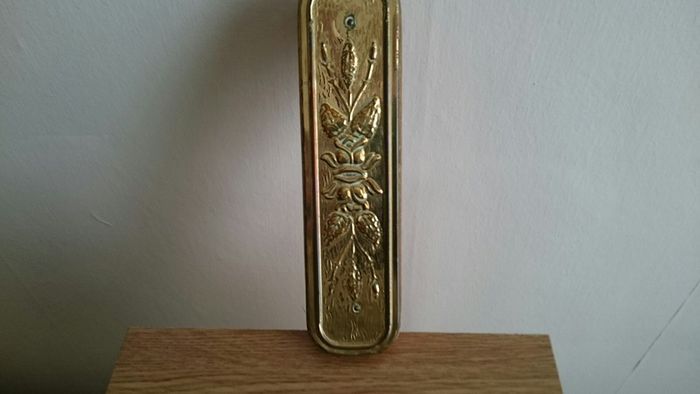 Antique Brass Clothesbrush.