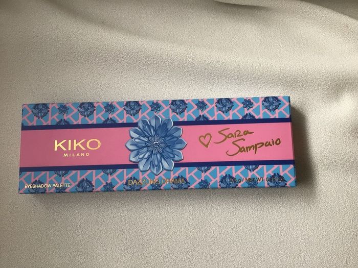 Brand New Kiko Sara Sampaio Dazzling Drama Eyeshadow Palette