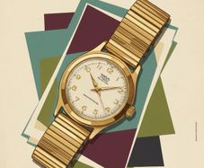1960s Gold Mirus Watch