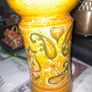 Beautiful Rare Old Vintage Italian Salt Glaze Bitossi Pottery Vase Postage Available or Collection Image 2