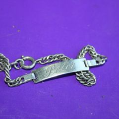 Vintage Solid 925  Sterling Silver Bracelet 5,6g