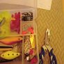 fishing, box full lures, hooks+ pliers Image 3