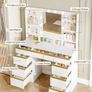 Dressing table Vanity table LED mirror Image 4
