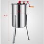 2/3 Frame Stainless Steel Manual Honey Extractor Image 2