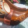Vintage French or Dutch clog wine bottle holder Image 2