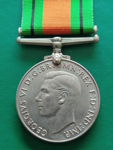 Original WWII British Defence Medal 1939-1945 - King George VI