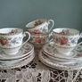 Eight sets A.B.J. Grafton China "Malvern" Trio's Image 3