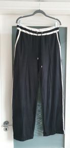 GUCCI black striped cotton  track pants Sz M (10-14) Rrp 450 (New)