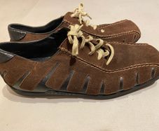 Women shoes casual lace up Rieker brown size 5 New