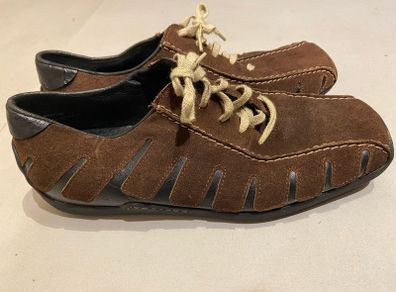 Women shoes casual lace up Rieker brown size 5 New