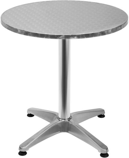 Round Bistro Table with Folding Tray, Adjustable Height Bar Table for Indoor, Outdoor AVAILABLE FOR COLLECTION